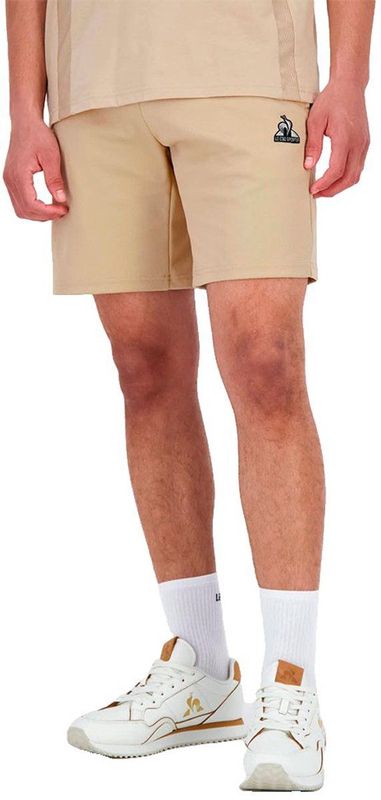 Le Coq Sportif - Tech Sp N°1 - Korte Sportbroek - Beige