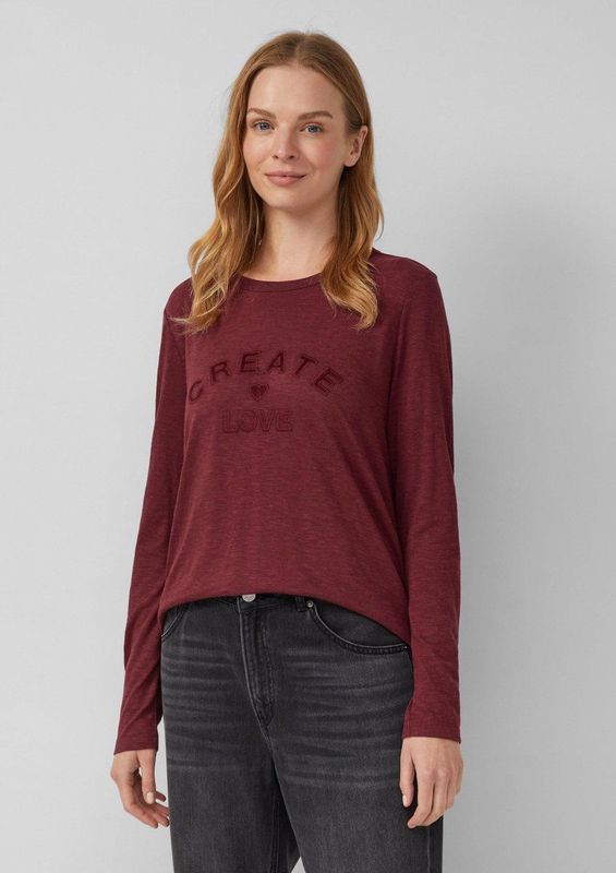 s.Oliver - T-Shirt - Gemêleerd - Lange Mouwen