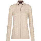 Felix Hardy - Kabelgebreid Vest - Beige - Dames