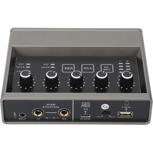 Live-geluidskaart HiFi Lossless-geluid Ruisonderdrukking DSP-geluidsverwerkingschip USB Type C Audiomixer voor Pc Smartphone Live-uitzending - -content nodig .