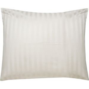Ten Cate Streep Katoensatijnen Kussenslopen (2 stuks) - 60x70 cm - Naturel