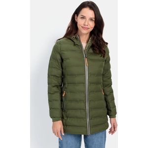 camel active teXXXactive® functioneel jack van gerecycled polyester - Maat womenswear-34 - Donkergroen