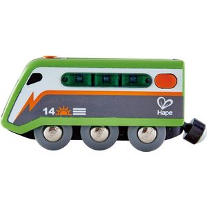 Hape Houten Zonne-energie Trein 9,6 Cm Groen