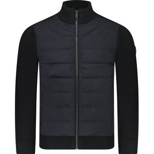 Moose knuckles Jas Zwart Regular Fit - Maat L - Mannen - Herfst/Winter Collectie - Elastaan