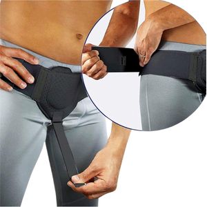 ZERO 90® Liesbreukband Man Rechts – Liesbreuk Band Voor Heren Zwart – hernia brace- Liesbreukband Met Compressiepad en Zachte Klittenbandsluiting