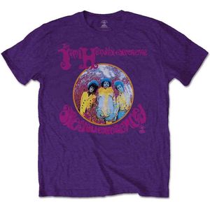 Jimi Hendrix - Are You Experienced Heren T-shirt - S - Paars