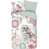 HIP - Omaira - Dekbedovertrek - Wit - Katoen Flanel