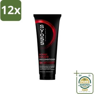 Syoss - Color - Conditioner - Kleurbehoud tot 12 Weken - 250 ml - Voordeelverpakking - 12 stuks - Glans conditioner - Haarkleur intensief