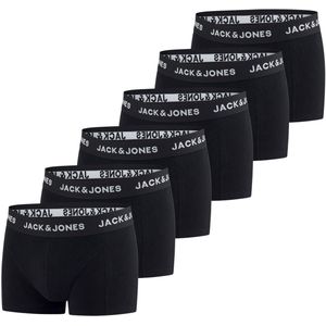 Jack & Jones Jongens Boxershorts JACJEANS TRUNKS 6 PACK JNR 6 Pack Zwart