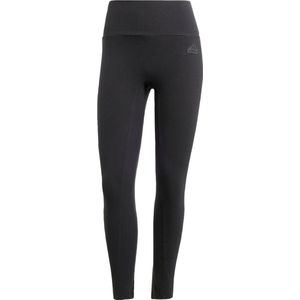 adidas Sportswear Lounge Ribbed High-Waist 7/8 Legging - Dames - Zwart- L