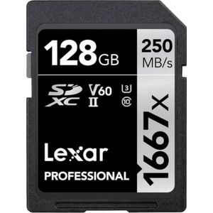 Lexar SDXC Professional UHS-II 1667x 128GB V60