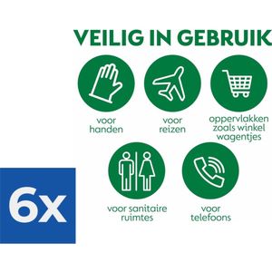 Dettol Hygienische Doekjes 2 in 1 - 12 stuks - Voordeelverpakking 6 stuks