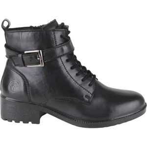 Ti Comos 2510001-000 dames veterboots gekleed maat 37 zwart