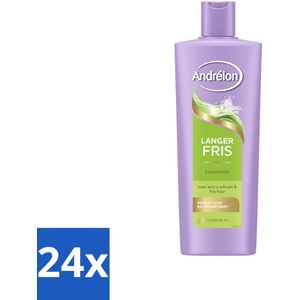 Andrélon – Shampoo – Langer Fris – 400 ml - Voordeelverpakking - 24 stuks