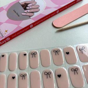 Slayo© - Gellak Stickers - Lovey Dovey - Nagelstickers - Gel Nail Wrap - Nail Art Stickers - Nail Art - Gellak Nagels - Gel Nagel Stickers - LED/UV lamp nodig