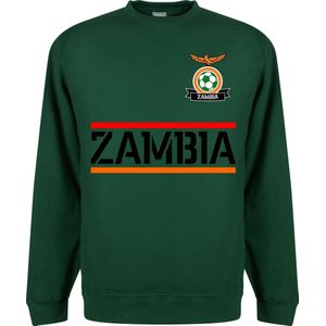 Zambia Team Sweater - Donkergroen - L