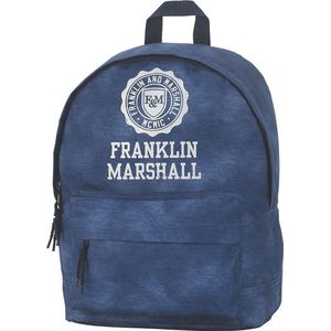 Franklin & Marshall Backpack Rugzak Blauw - 19L