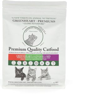 Greenheart Catfood 3-Mix 4kg