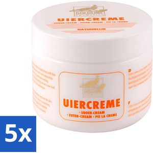 5 x Goldline - Uiercrème - Huidverzorging - Intensief Hydraterend - 250 ml - Uiercrème - Huidverzorging - Hydratatie - Droge Huid - Gevoelige Huid