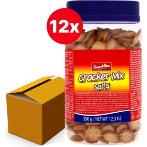 Gezouten cracker mix 350g - Doos 12 stuks