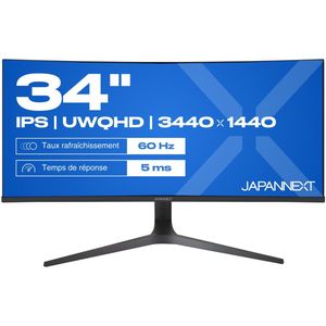 Bureaumonitor 27'' inch 4K UHD 60 Hz JN-IPS340UWQHD60C-C65W-HS