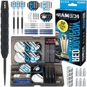 Gerwyn Price Iceman Ultimate 50-delige set - Darts, Flights, Shafts