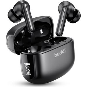 Buddi - Pulse - Draadloze Oordopjes - Zwart - Noise Cancelling ANC ENC