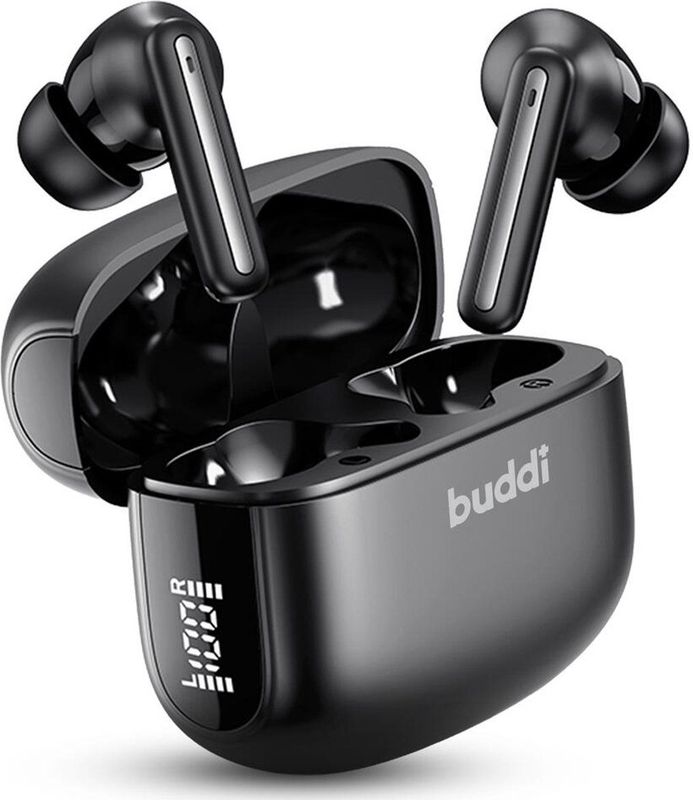 Buddi - Pulse - Draadloze Oordopjes - Zwart - Noise Cancelling ANC ENC