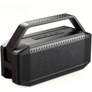 Luidsprekers - Bluetooth-luidsprekers - Draagbare - Draadloos - Waterdichte - met Subwoofer - Diepe Bas - 5100mAh - 80dB - 50-99 W - 70Hz-20KHz - AUX - Twee-weg - 2.0CH - Zwart