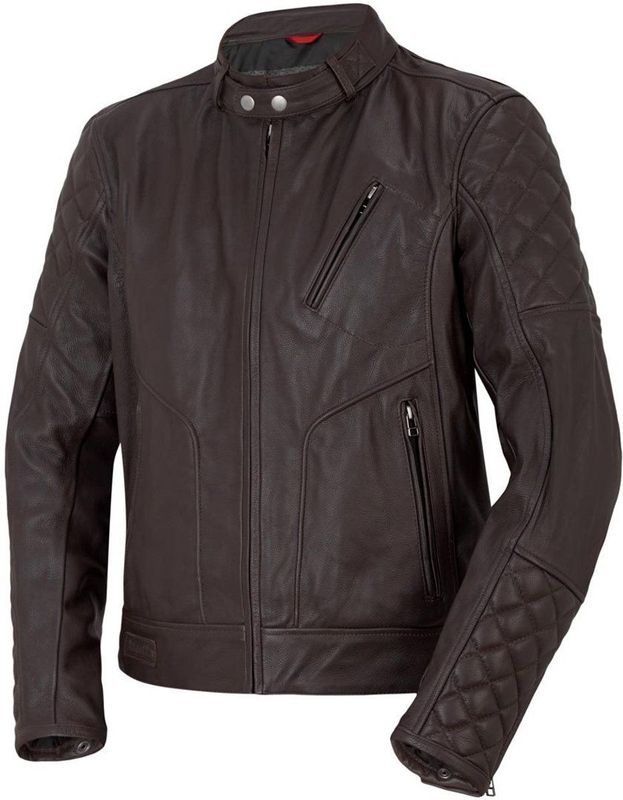 Bogotto - Chicago - Leren Motorjas - Bruin - CE Level 2 Bescherming