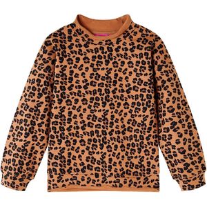 vidaXL - Kindertrui - 92 - lichtcognackleurig