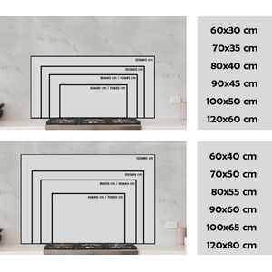 Spatscherm Keuken - Kookplaat Achterwand - Spatwand Fornuis - 100x65 cm - Plattegrond - Stadskaart - Utrecht - Kaart - Aluminium - Wanddecoratie - Muurbeschermer - Hittebestendig