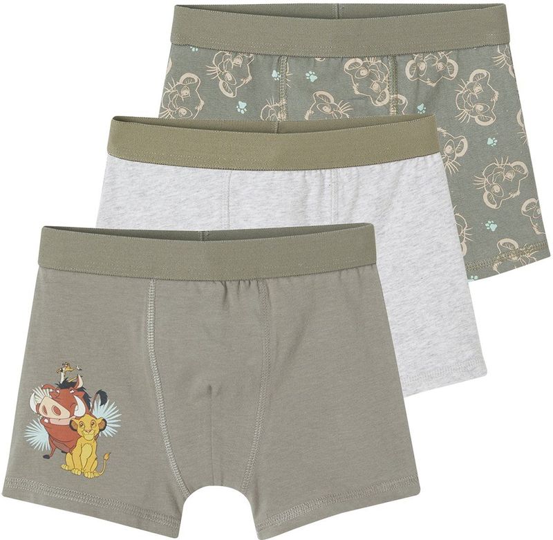 Disney - The Lion King - Boxershorts - Kaki - Set van 3