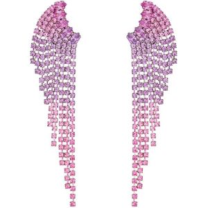 Yehwang - Strass oorbellen - statement oorbellen - feestelijk