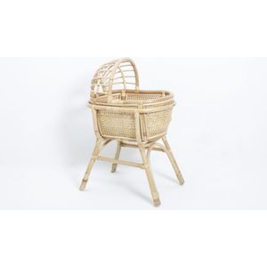 House of Tods Rotan Poppenwieg Leah Handgemaakt - Webbing - Spelen - Speelgoed - Poppenstoel - Rollenspel - Meisjes - Jongens - 2021 - Exclusief - Cadeau - Verjaardag - Mozesmand