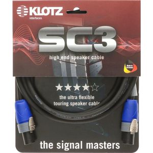 Klotz SC3-15SW Neutrik speakON 2p - speakON 2p speakerkabel 15 m