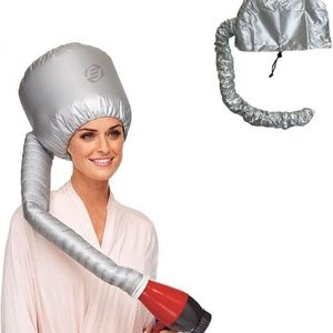 Equivera droogkap - Haardroger Kap Accessoire, Verstelbare Kap, Draagbare Kapperskap, Voor Rekbare en Verlengde Slanglengte Haardroger Kap, Haarverzorging, Styling en Diepe Conditionering