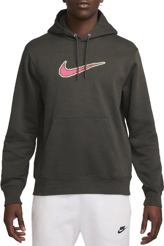 Nike Club fleecehoodie voor heren - Groen