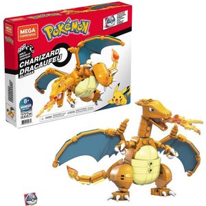 MEGA Pokémon Charizard - 222 blokken - Bouwstenen