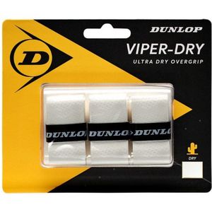 Dunlop VIPER-DRY Tennis/Padel overgrip - Wit