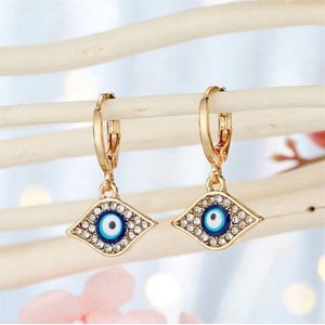 Akyol - Evileye – evil – eye – blauwe evileye-oorbellen– geluks oog oorbel-griekse oog oorbel-turkse oog oorbel-blauwe oog oorbel- geluk – bescherming – diepe blauw - boze oog oorbellen - turkse oog - nazar boncuk -cadeau voor vriendin -