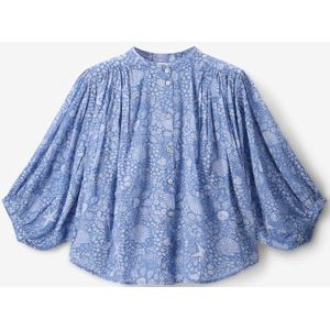 Sissy-Boy - Oversized Blouse - Blauw - Met Print