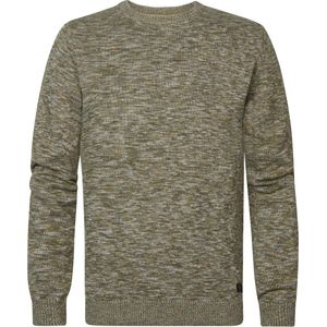 Petrol Industries - Heren Gemêleerde pullover Oswego - Bruin - Maat L