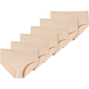Schiesser Dames midi slip 6 pack 95/5 organic cotton