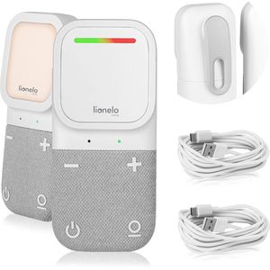 Lionelo - Babyline 2.2 - Digitale Babyfoon - Tweerichtingscommunicatie - 400m Bereik - Nachtlampje