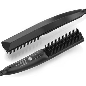 DailySupplies® Baard Stijltang - Stijlborstel - Styler - Zwart