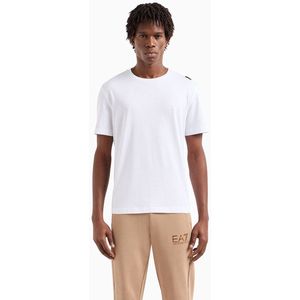 Ea7 Emporio Armani 6dpt06-pjffz T-shirt Met Korte Mouwen Wit S Man