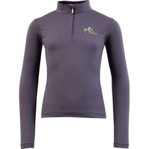 Br Trainingsshirt Br Mini Zip-up Kids Paars - 116