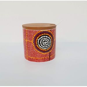 Design suikerpotje - Debbie Napaljarri Brown - Aboriginal collectie