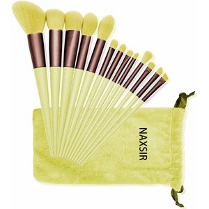 13-delig Professionele Make-up Kwastenset | Ultra Zachte Cosmetische Borstels | Met Losse Poeder-, Foundation-, Highlighterkwast & Meer | Hoge Kwaliteit & Vegan